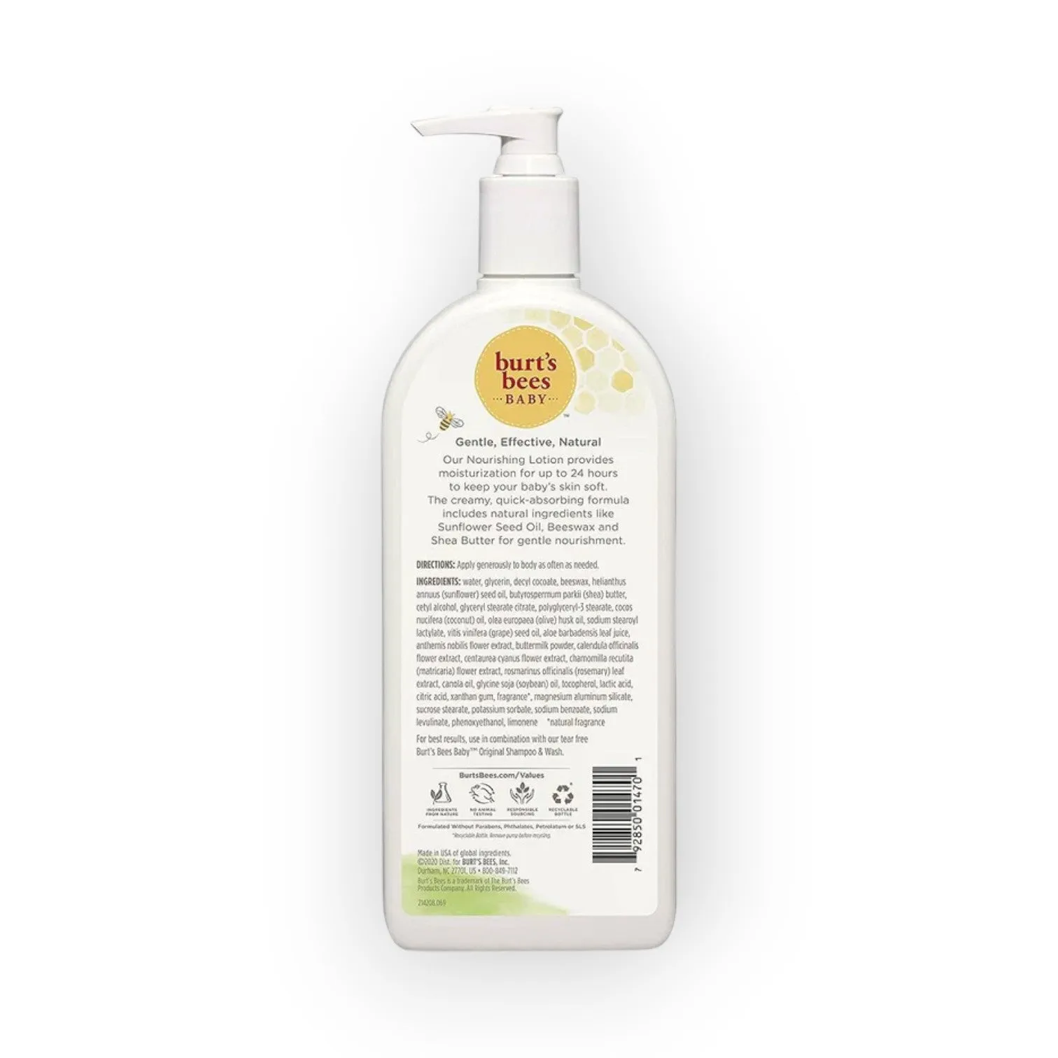 Burt's Bee Baby Nourishing Lotion, Original, 340g