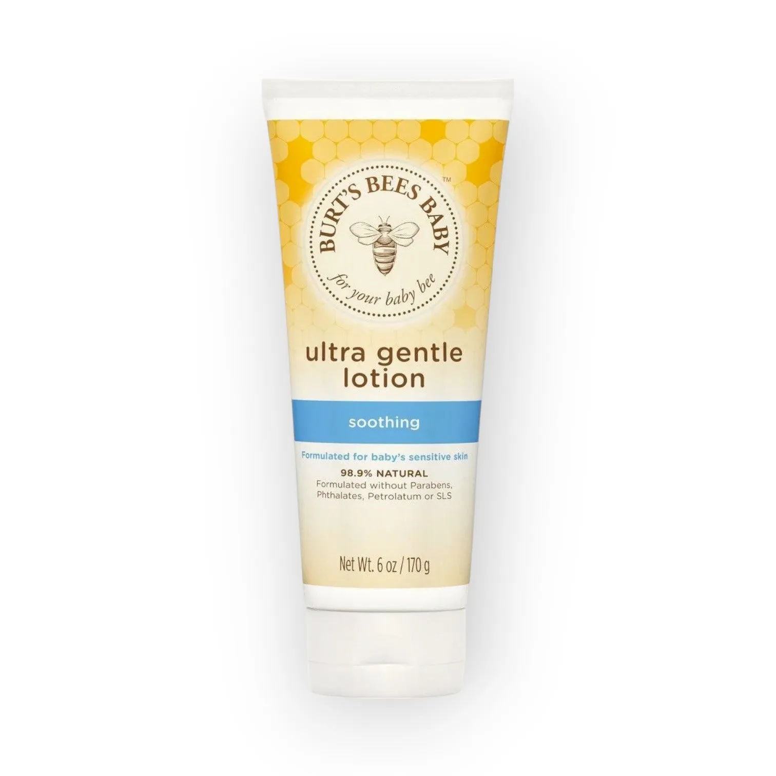 Burt's Bees Baby Ultra Gentle Lotion for Baby's Sensitive Skin, 6oz/170g