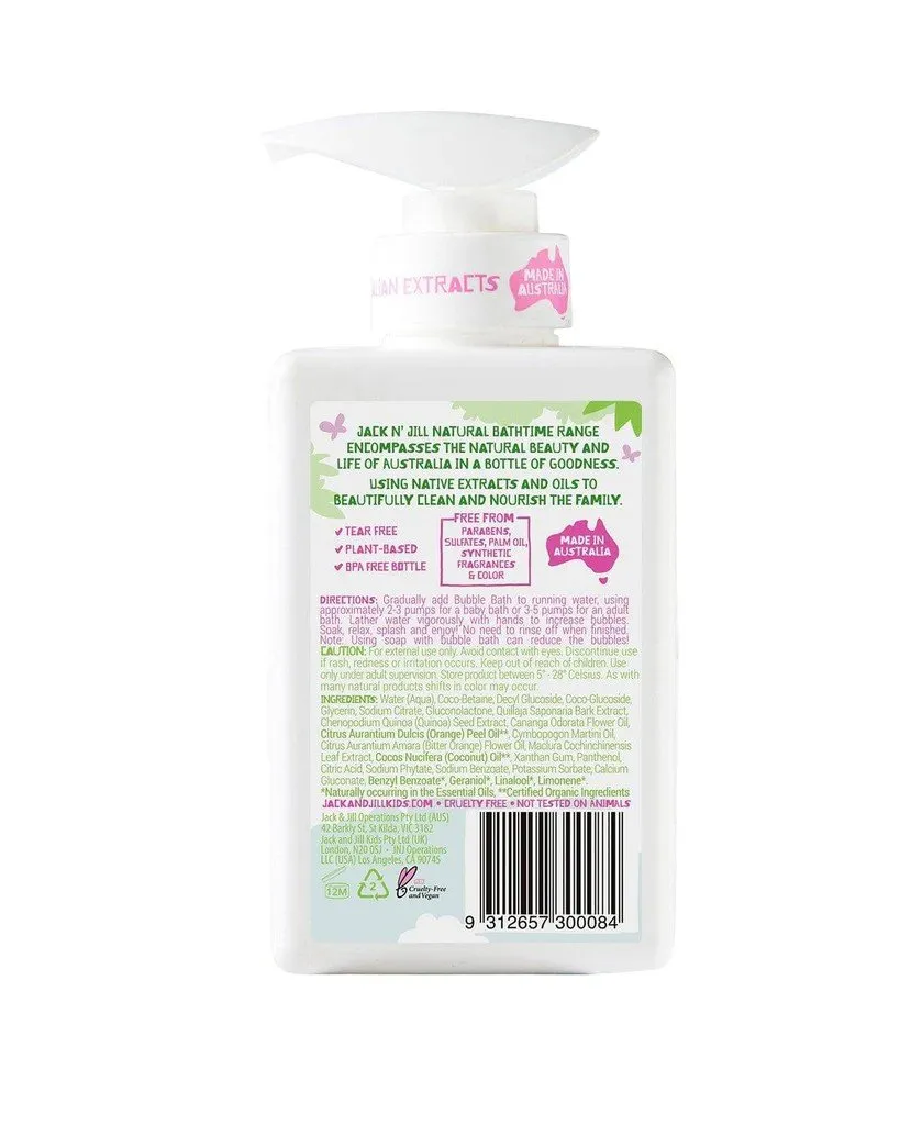 Jack N' Jill Sweetness Bubble Bath 10.14 oz Liquid