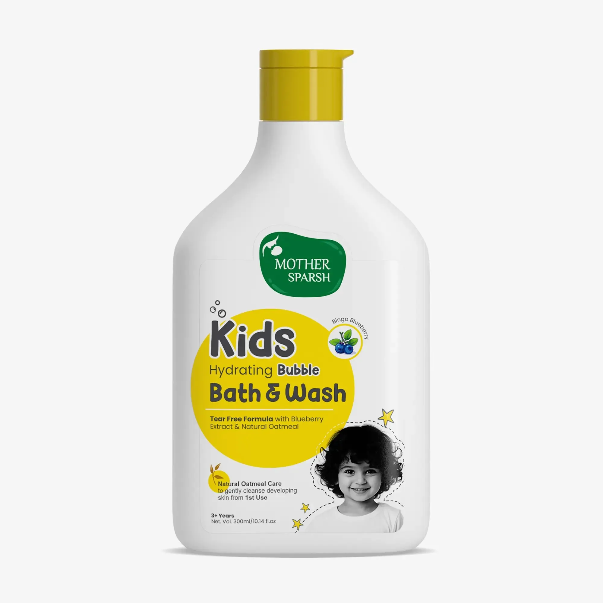 Kids Bubble Bath & Wash - Blueberry 300ml