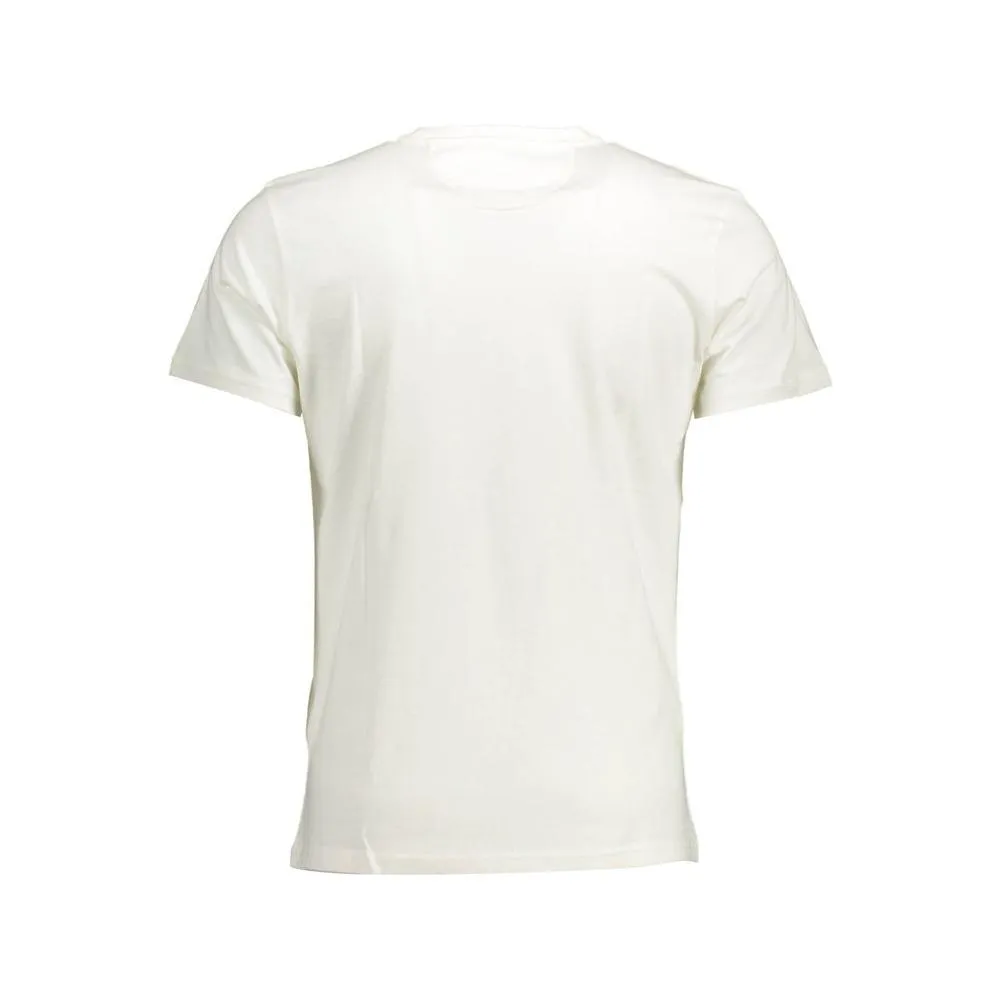 La Martina Elegant White Cotton Crew Neck Tee