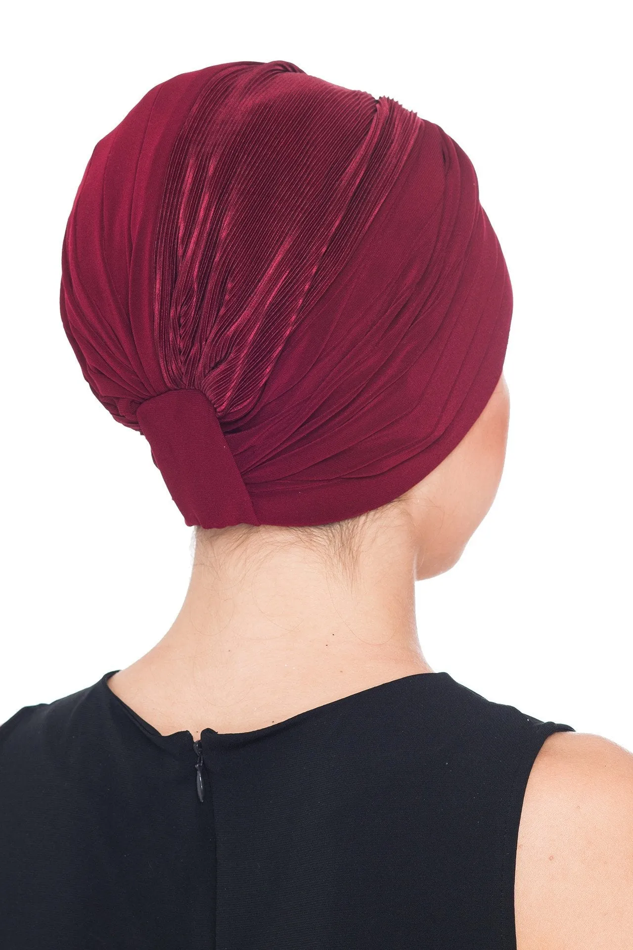 Plisse Cross Turban