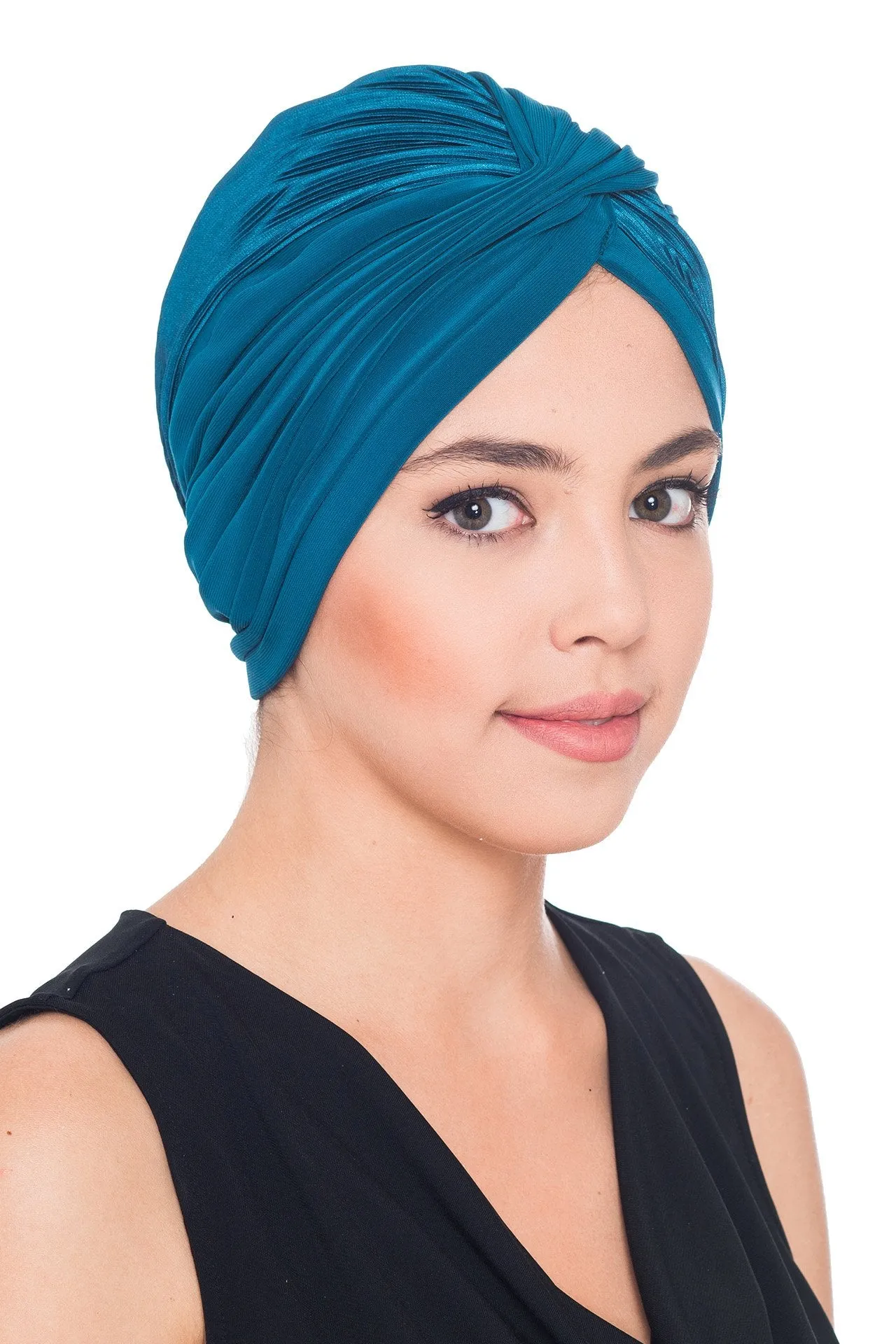 Plisse Cross Turban