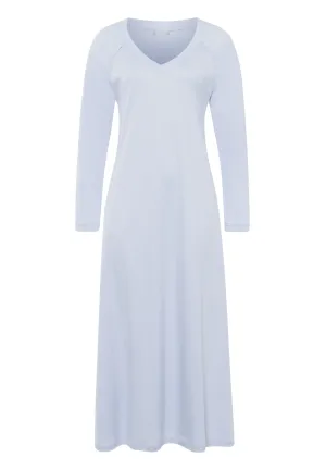 Pure Essence V-Neck Cotton Nightgown 130cm | Blue Glow 77947-511