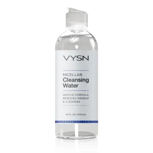 VYSN Micellar Cleansing Water - Gentle Formula Removes Makeup & Cleanses