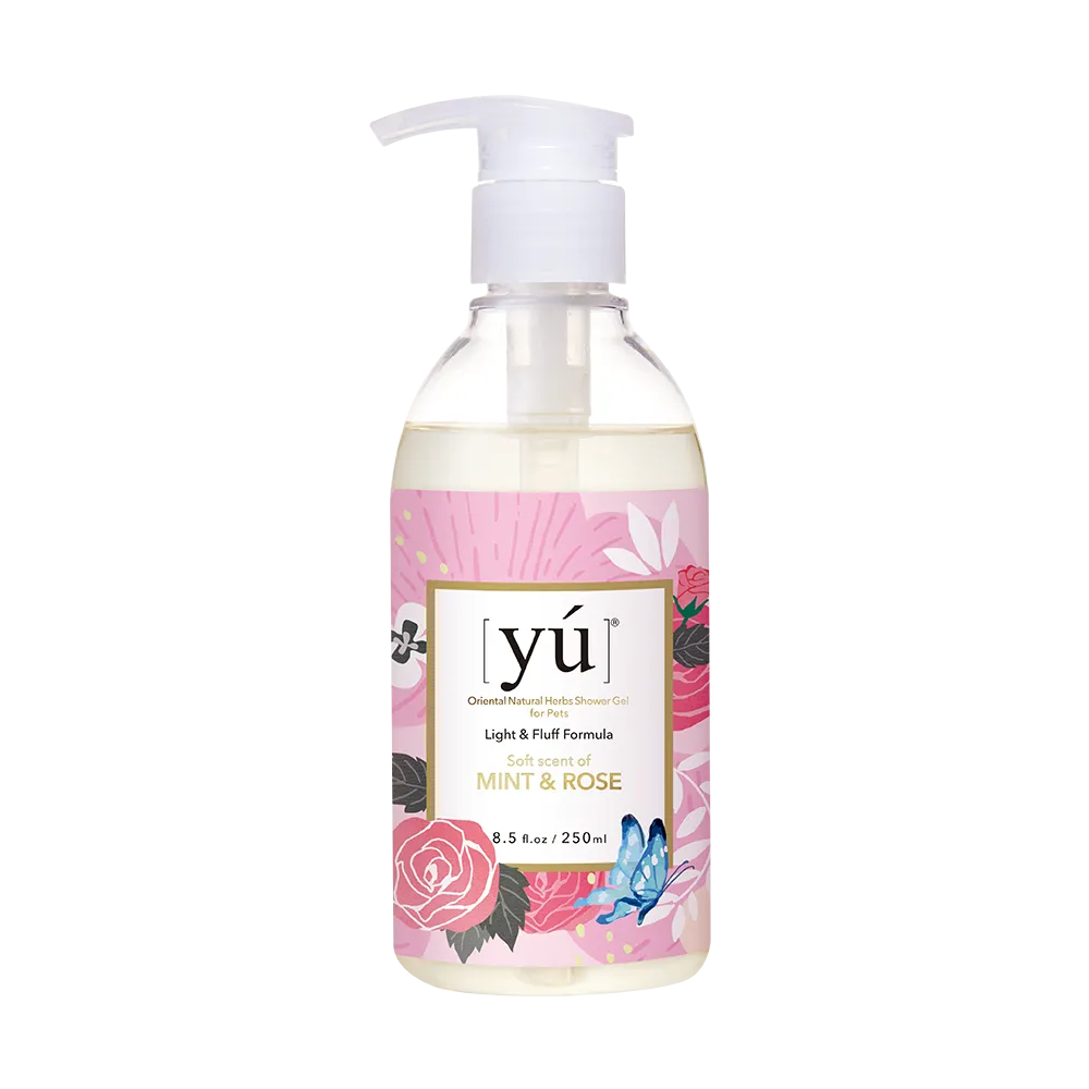 Yu Oriental Natural Herbs Shower Gel Mint & Rose for Cats & Dogs 250ml